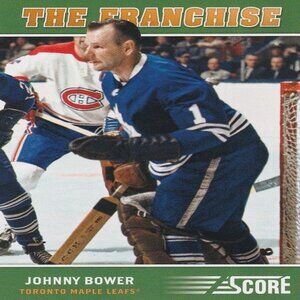 Johnny Bower - 2012/2013 Score Hockey Card - Card Number OS3